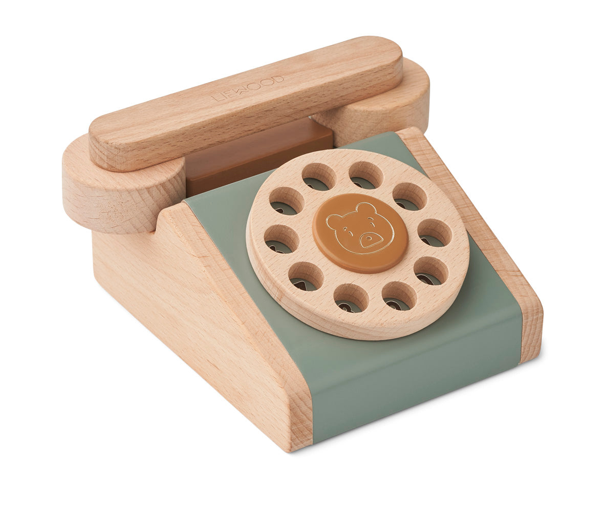 zzz Liewood Selma Classic Phone | Faune Green / Golden Caramel Mix