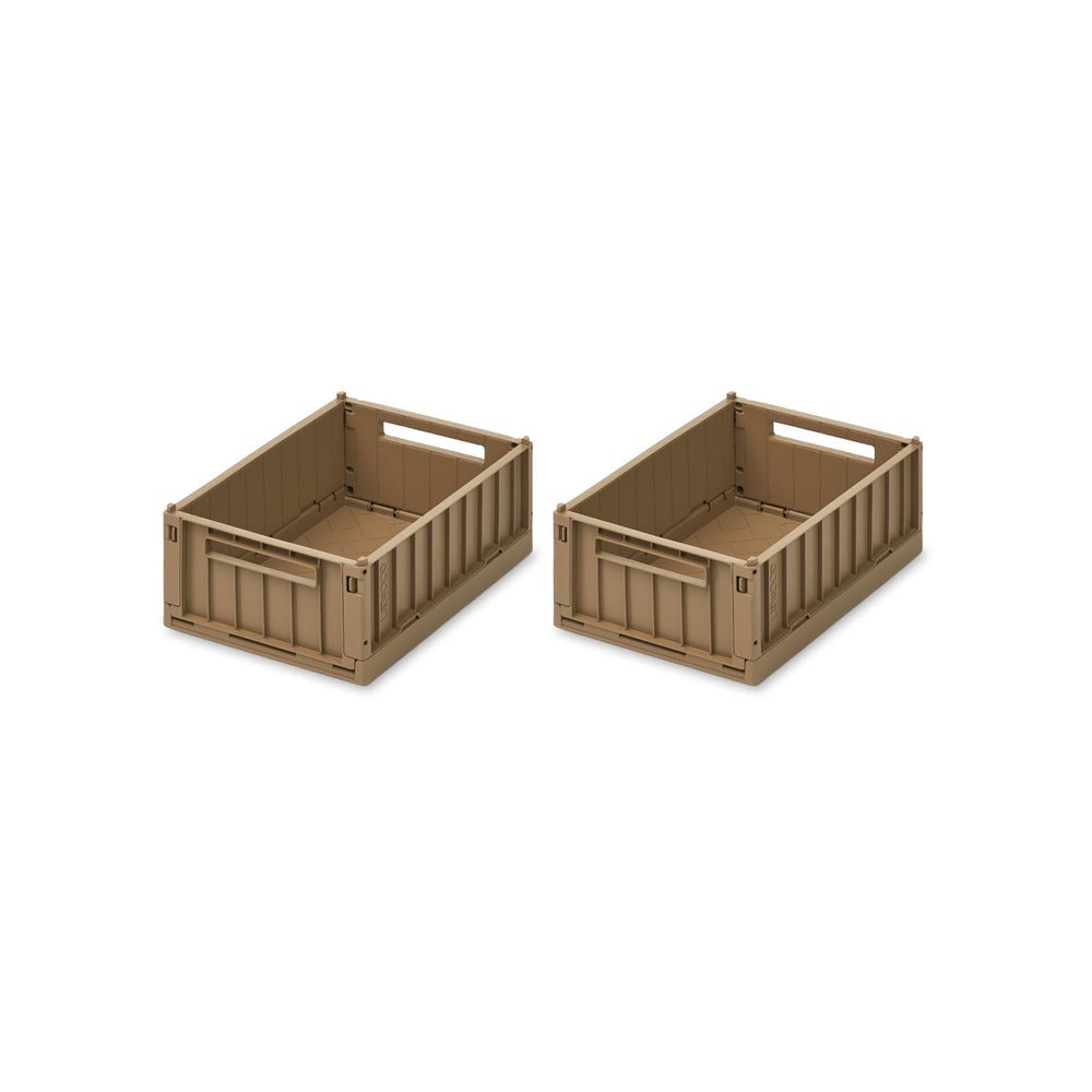 Liewood Weston Storage Box 2 Pack Small Oat