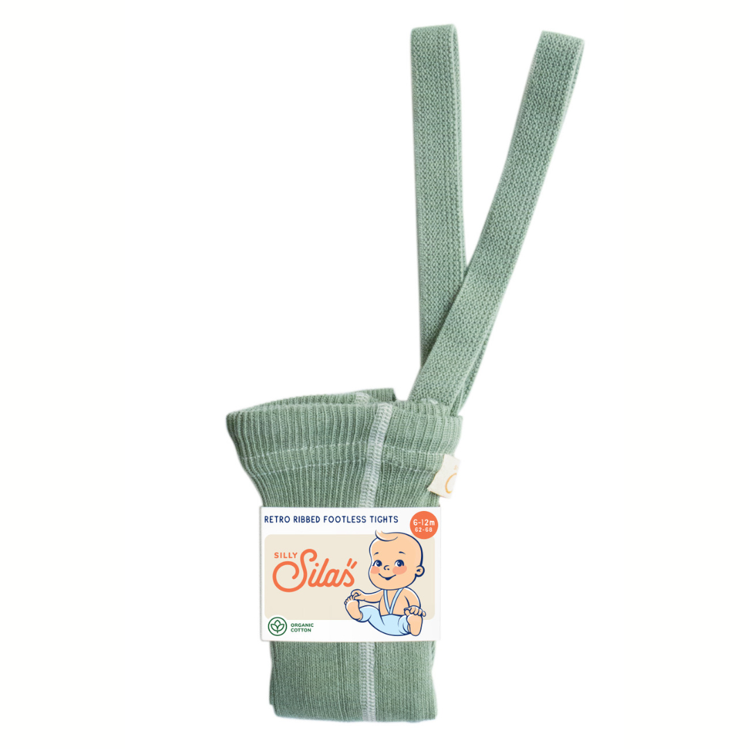 * Silly Silas Broekkousen Footless Zonder Voetjes | Matcha Oat Latte