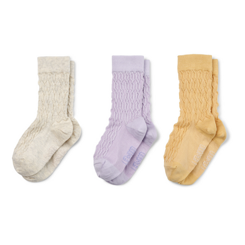 Liewood Flavio Kousen 3-Pack | Misty Lilac