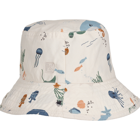 Liewood Damon Zonnehoedje Bucket Hat | Sea Creature Sandy*
