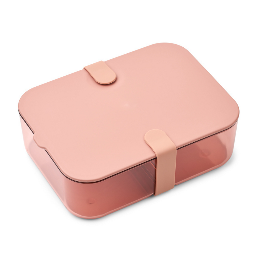 ZZZ Liewood Carin Lunch Box Met Vakjes | Tuscany Rose / Dusty Raspberry