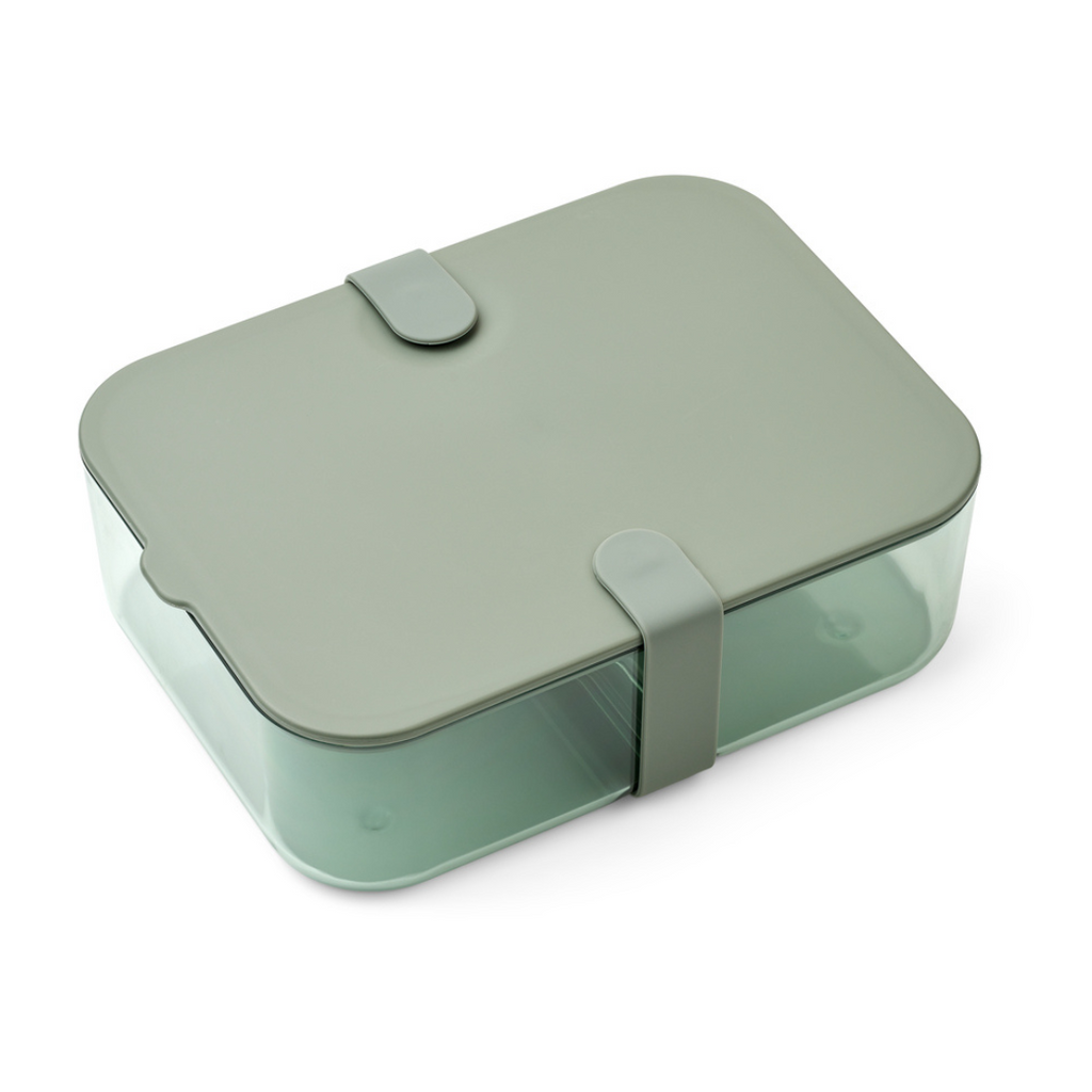 ZZZ Liewood Carin Lunch Box Met Vakjes | Faune Green / Pepperrmint