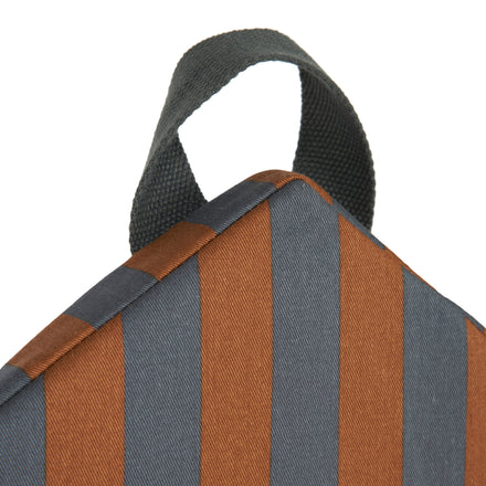 Nobodinoz Majestic Eco Speelmatras Opvouwbaar | Blue Brown Stripes