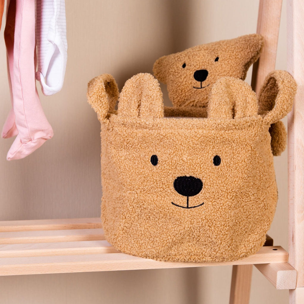 Childhome opbergmandje 25x20x20cm | Teddy Beige