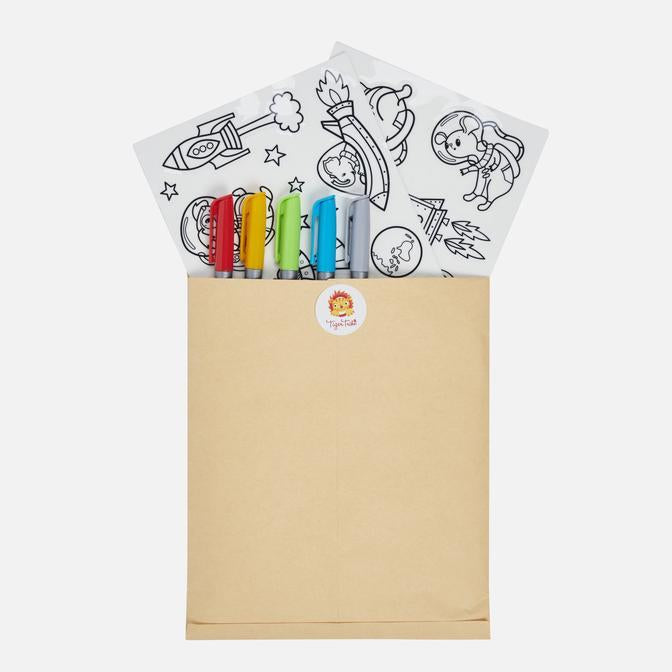 Tiger Tribe Movable Wall Art Space Animals * De Gele Flamingo