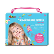 Avenir Set Nail Stickers + Tattoos | Mermaid