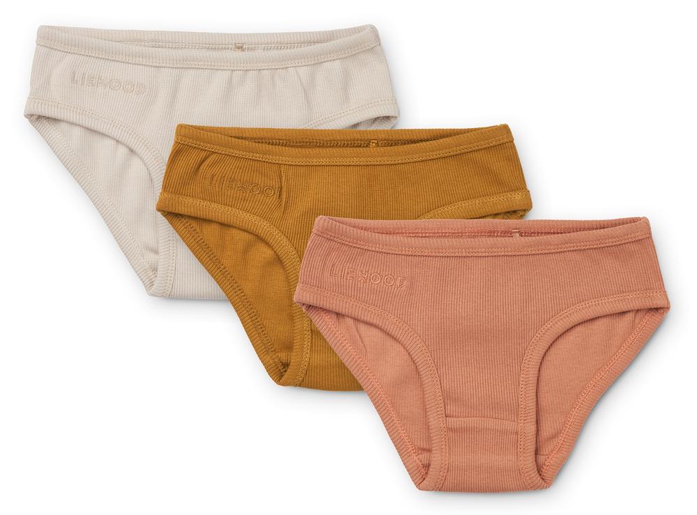 * Liewood Nanette Briefs 3-pack | Tuscany Rose Multi Mix