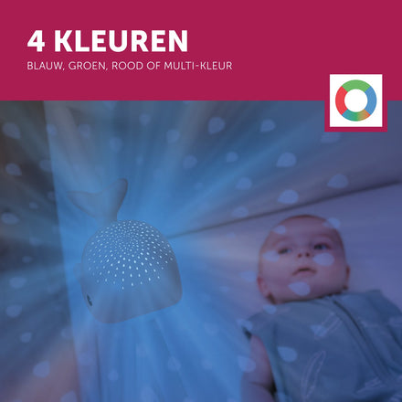 Zazu Projector Met Rustgevende Melodieën Wally De Walvis | Oker