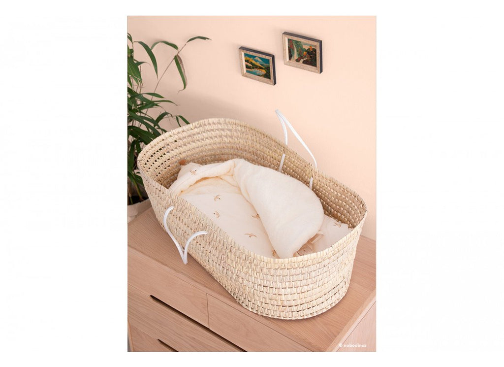 * Nobodinoz Cozy Winter Nestje 0-3m | Gold Stella/Night Blue