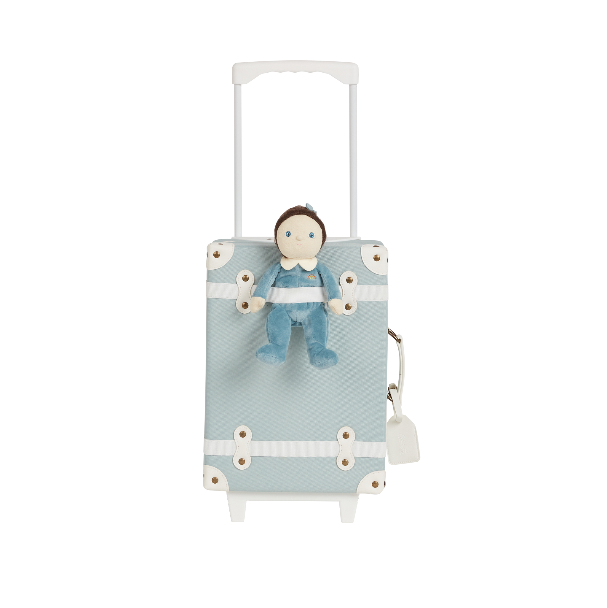 Olli Ella See-ya suitcase trolley | Steel Blue