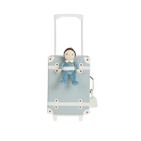 Olli Ella See-ya suitcase trolley | Steel Blue