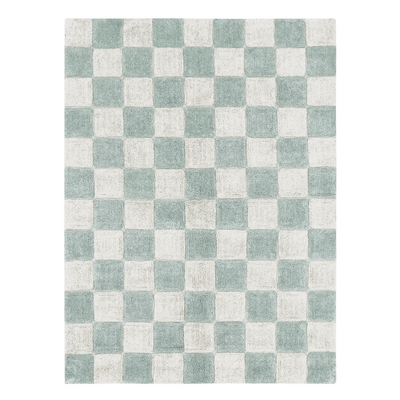 Lorena Canals machinewasbaar RugCycled Tapijt 120x160cm | Tiles Blue Sage Pre-Order levering 12/4/2024