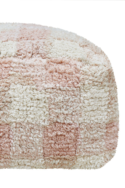 Lorena Canals Pouffe 20x40x40cm | Vichy Rose