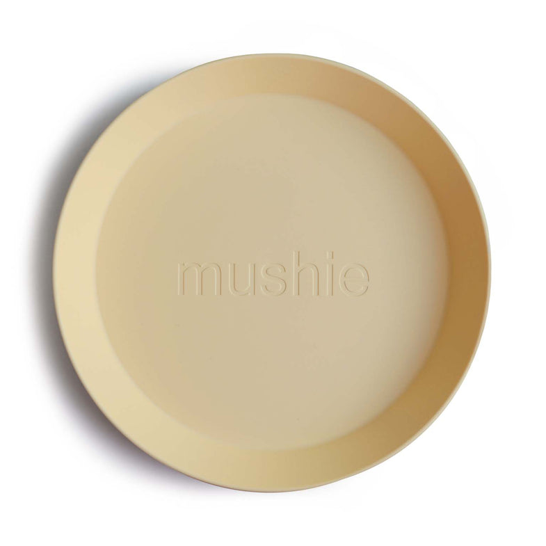 Mushie Set 2 Borden Rond | Pale Daffodil