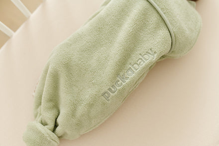 Puckababy Piep Teddy Inbakerslaapzak 0-3M | Olive