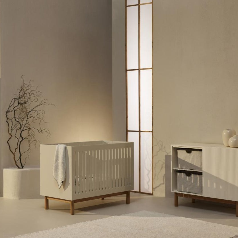 Quax Babybed Mood Meegroeibed 140x70cm | Clay