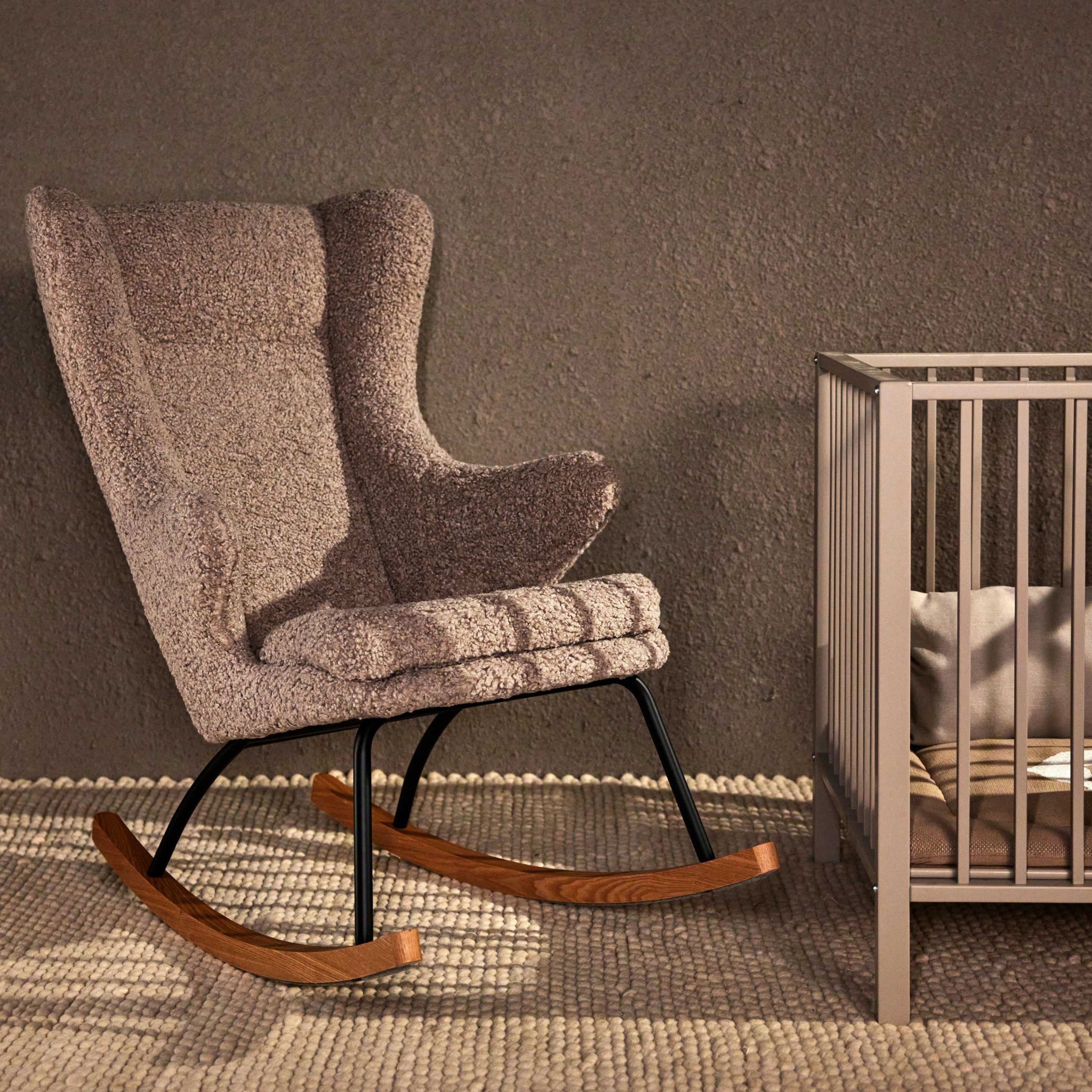 Quax Rocking Kids Chair De Luxe | Stone