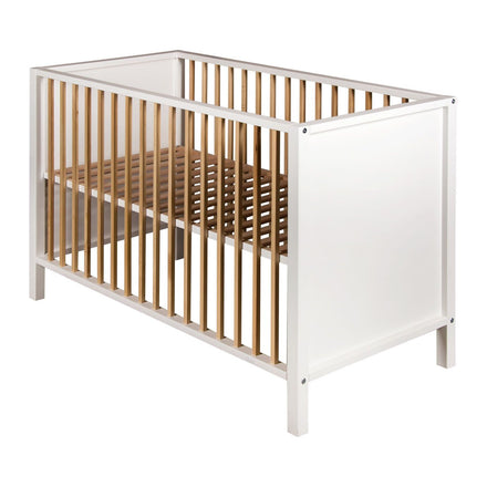 Quax Babybed Nordic 120x60cm | White & Naturel