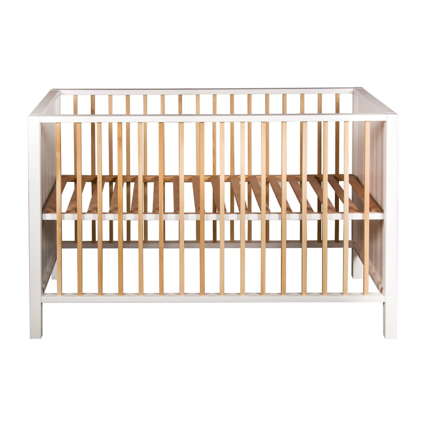 Quax Babybed Nordic 120x60cm | White & Naturel