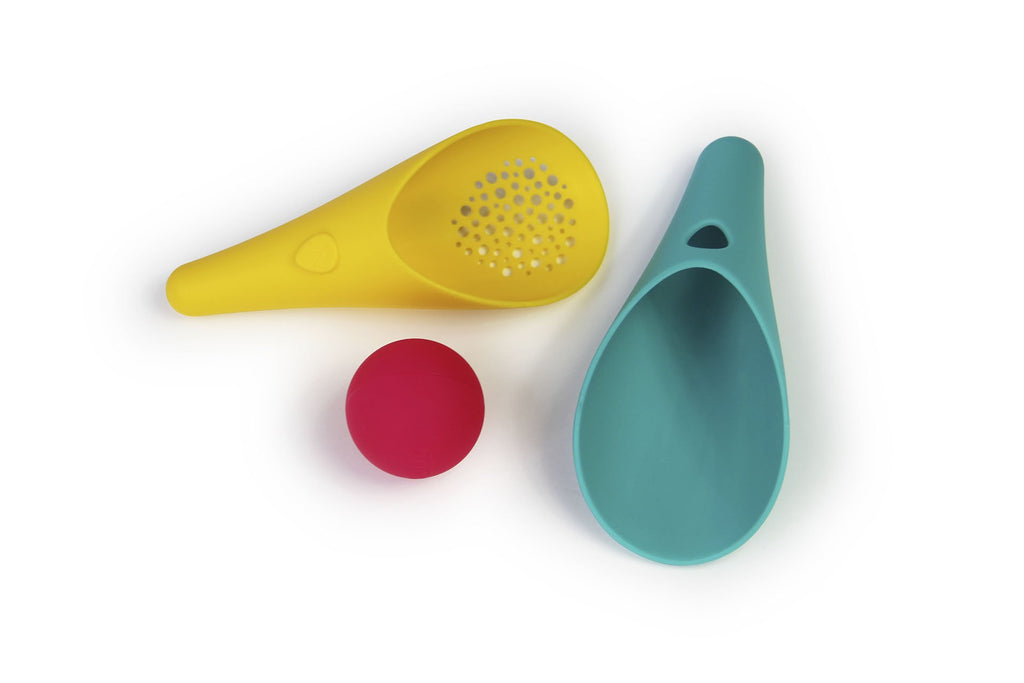 * Quut Cuppi | Lagoon Green + Cherry red Ball