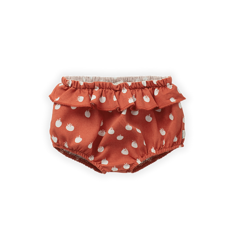 Sproet & Sprout Bloomer Ruffle | Tomato Tuscany Red*