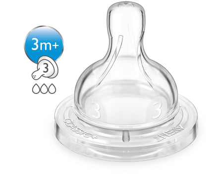 Avent set 2 Classic zuigspenen 3+ maanden - DE GELE FLAMINGO - Kids concept store 