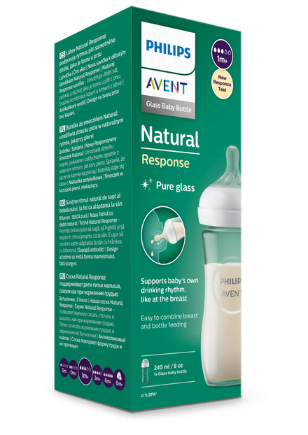 Avent Natural 3.0 Zuigfles SCY933/01 240ml | Glas