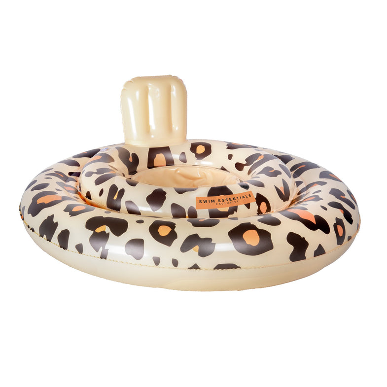 Swim Essentials Baby Swim Seat 0-1 jaar | Beige Leopard