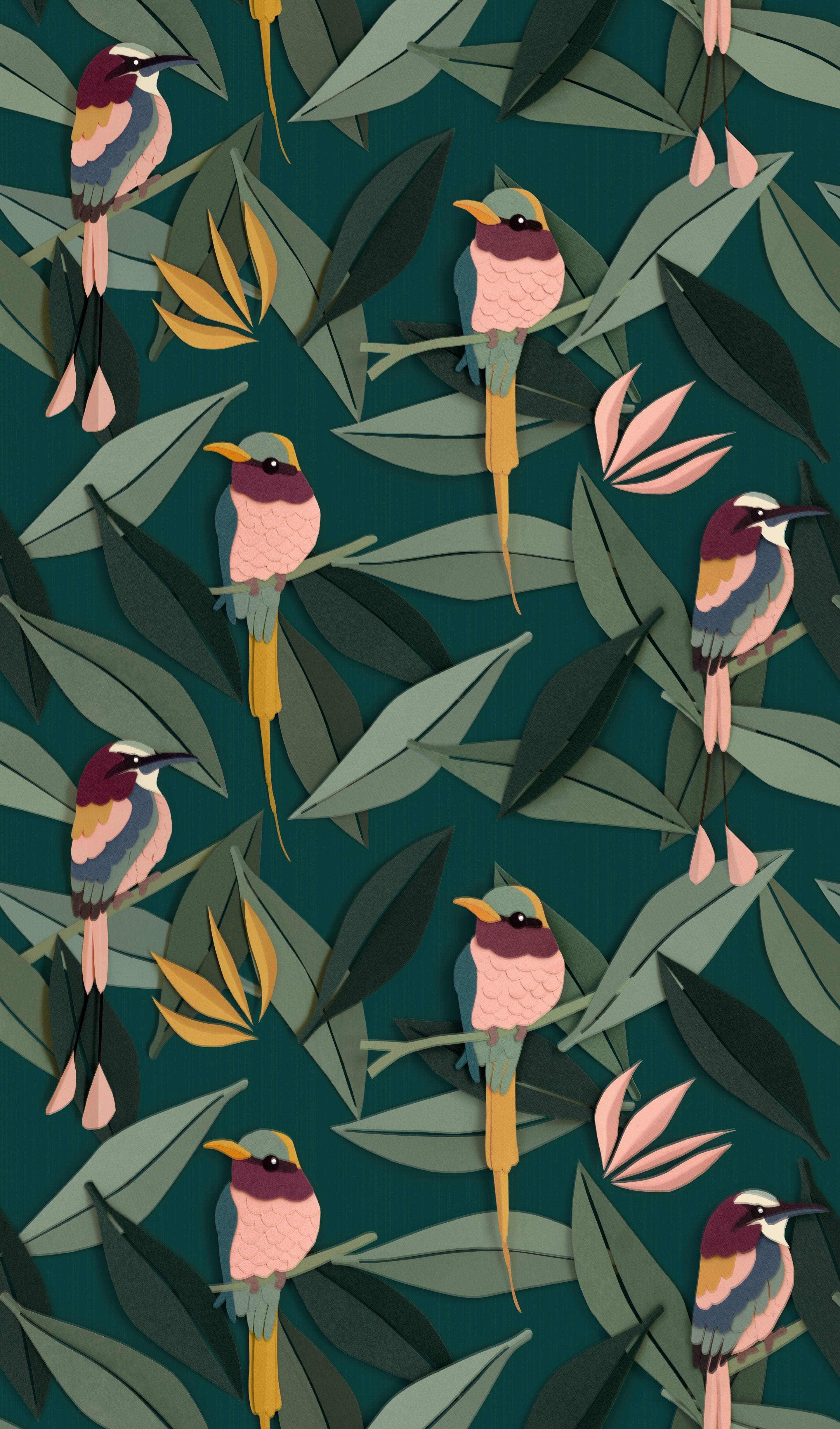 Studio Ditte Behangpapier | Vogels