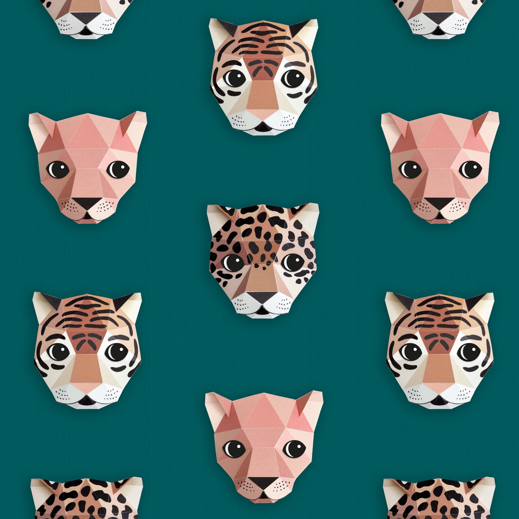 Studio Ditte Behangpapier | Panthera groen