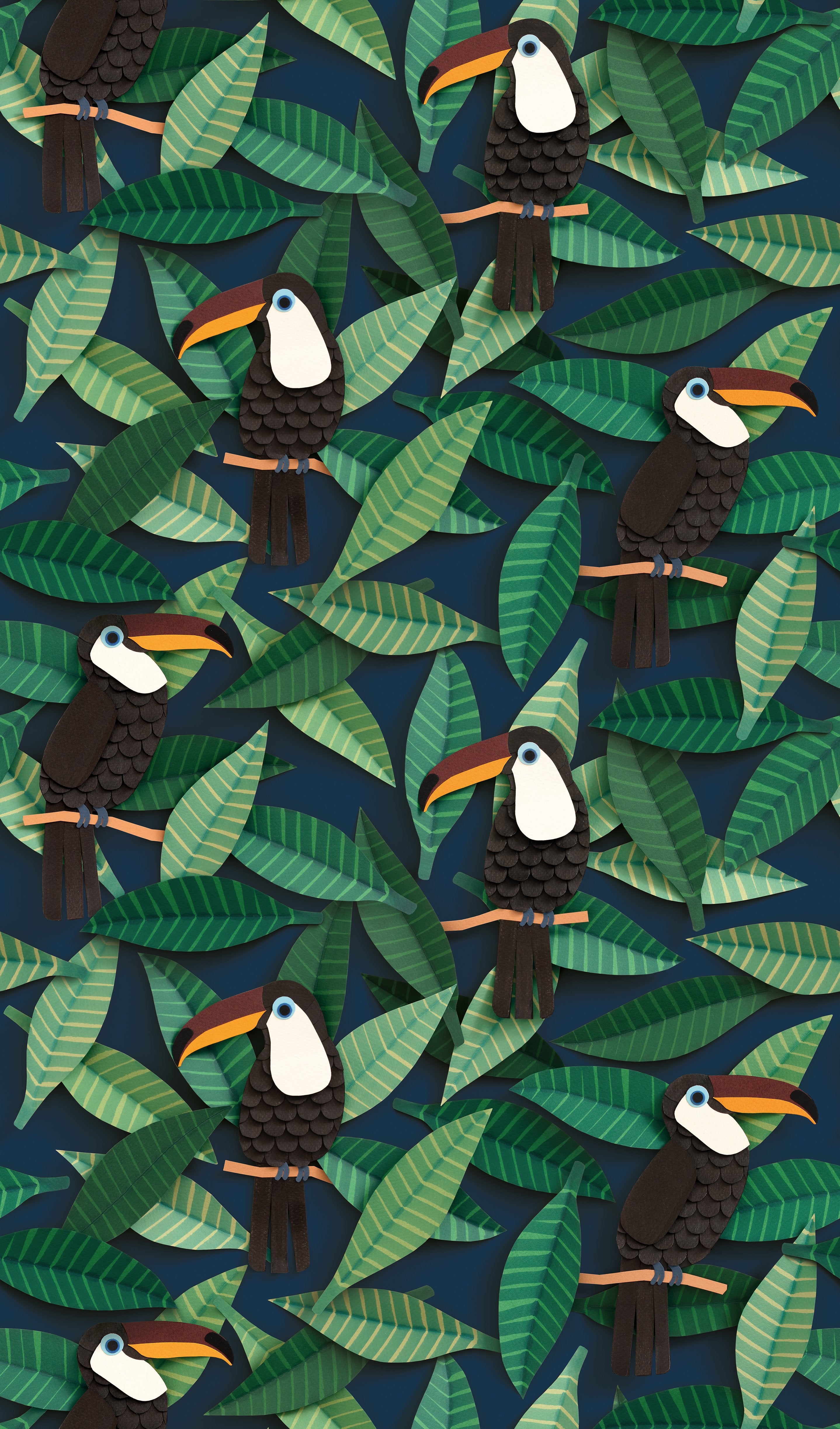 Studio Ditte Behangpapier | Toucan