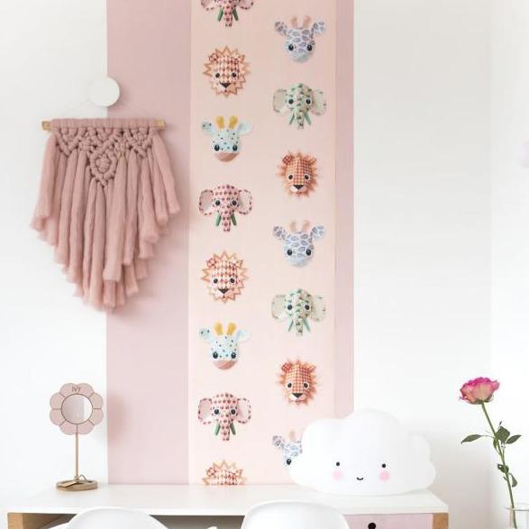 Studio Ditte Behangpapier | Wild animals pink