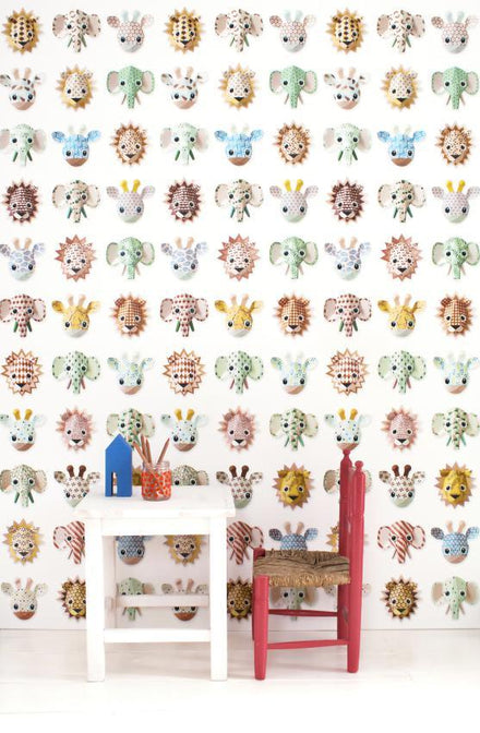 Studio Ditte Behangpapier | Wild animals sweet