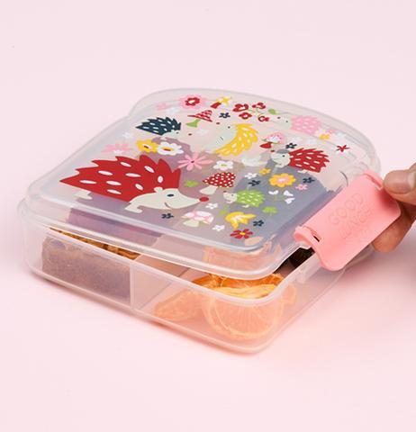 SugarBooger Sandwich Box Met Vakjes | Egeltjes