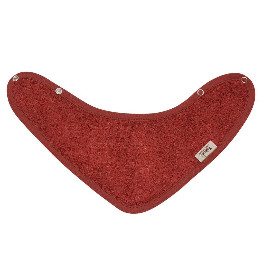 Timboo Bandana Slab Bamboe Kwijlsjaaltje Dubbele Laag | Rosewood