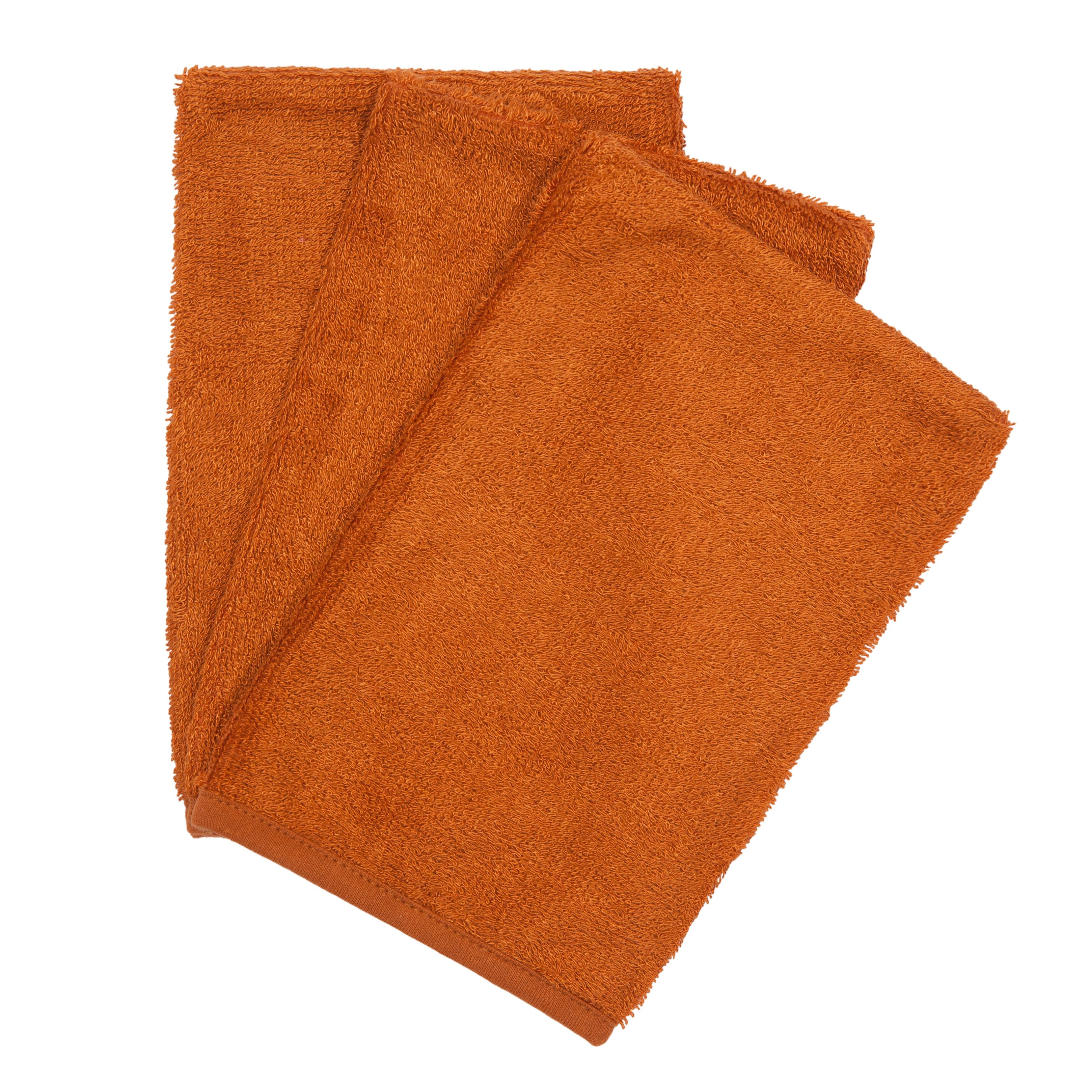 Timboo Set 3 Bamboo Washandjes | Inca Rust *