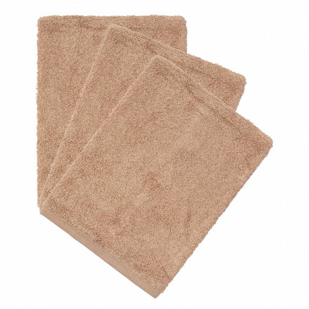 Timboo Set 3 Bamboo Washandjes | Savannah Sand