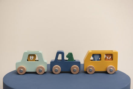 Trixie Houten Auto's Set 3