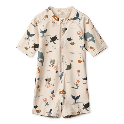 * Liewood Max UV Swim UV Jumpsuit Zwempakje | Sea Creature / Sandy