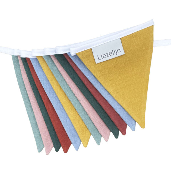 Liezelijn Vlaggenlijn Vlaggetjes | Kleur