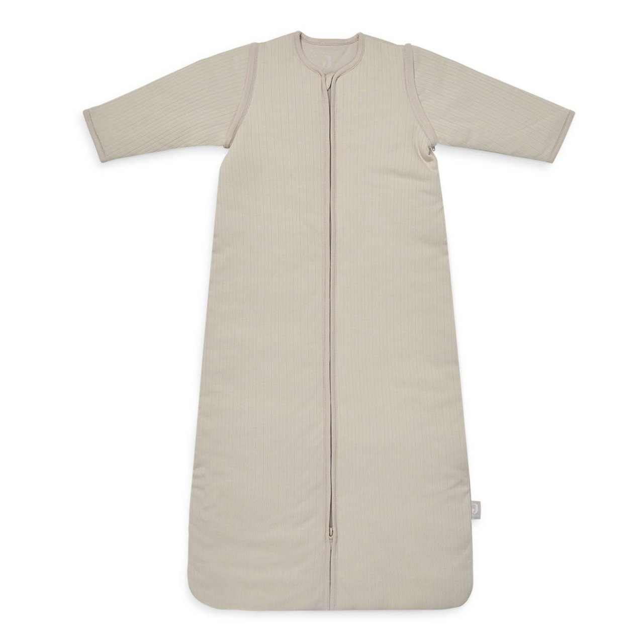 * Jollein 4 Seizoenen Slaapzak met afritsbare mouw 70cm | Basic Stripe Nougat