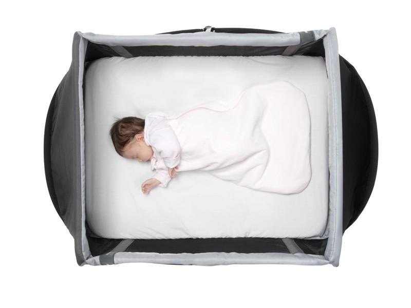 *  AeroMoov hoeslaken reisbed 110x60cm - cotton - white