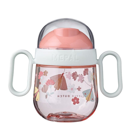 Mepal Little Dutch Drinkbeker Met Drinktuit Lekvrij 200ml | Flowers & Butterflies