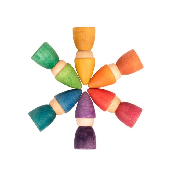 Grapat Houten Set Rainbow Totems Nins