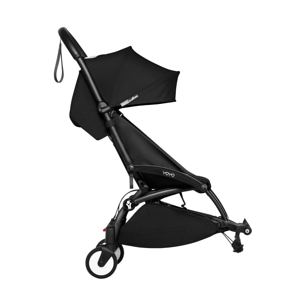 * Babyzen YOYO Connect Lichte Dubbele Plooibuggy | Zwart Zonder Kap