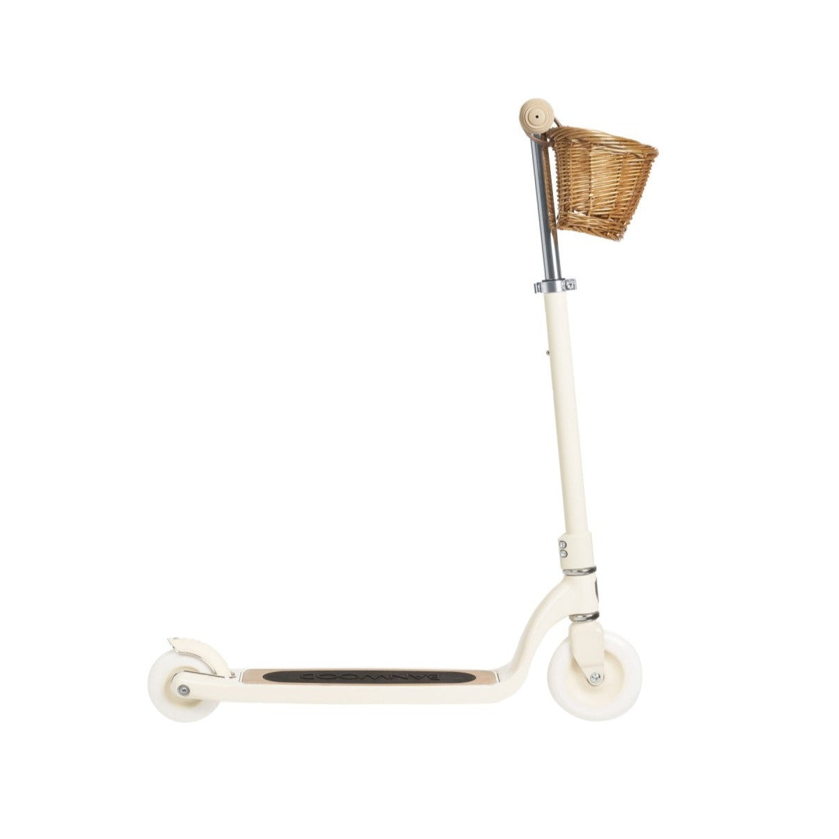 Banwood Maxi Scooter Met Fietsmand | Cream