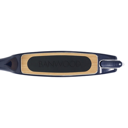 * Banwood Maxi Scooter Met Fietsmand | Navy Blue