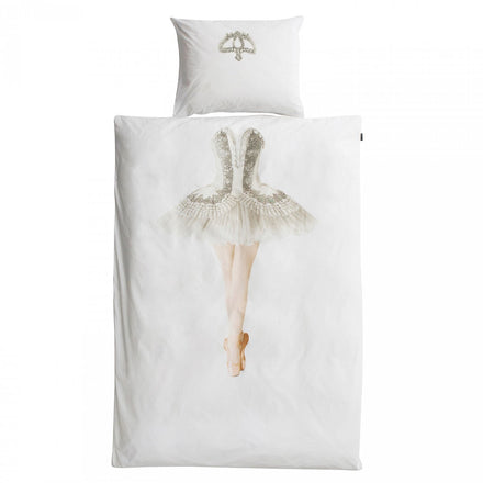 SNURK dekbedset 140 x 200/220cm Ballerina - DE GELE FLAMINGO - 1