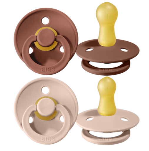 Bibs Fopspeen 18+M Maat 3 | Woodchuck & Blush